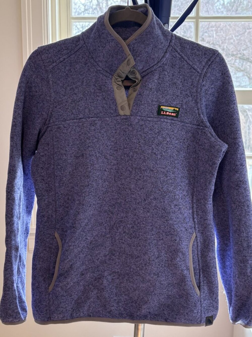 Women's L.L. Bean Sweater Fleece Half-Zip Pullover
